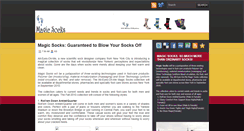 Desktop Screenshot of magic-socks.blogspot.com