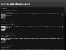 Tablet Screenshot of defenseasia.blogspot.com