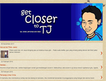 Tablet Screenshot of getcloser2tj.blogspot.com