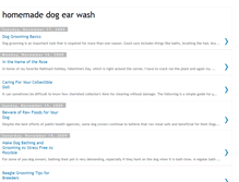 Tablet Screenshot of homemadedogearwash.blogspot.com