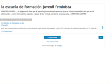 Tablet Screenshot of laescuelajuvenilfeminista.blogspot.com