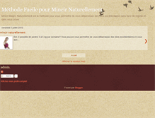 Tablet Screenshot of mincir-maigrir-naturellement.blogspot.com