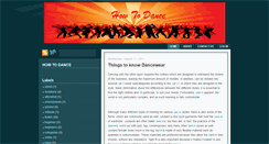 Desktop Screenshot of howtodancenow.blogspot.com