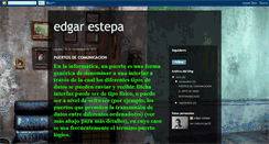 Desktop Screenshot of edgarestepa.blogspot.com