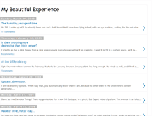 Tablet Screenshot of mybeautifulexperience.blogspot.com