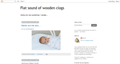 Desktop Screenshot of flatsoundofwoodenclogs.blogspot.com