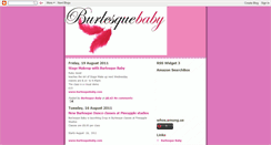 Desktop Screenshot of burlesque-baby.blogspot.com