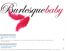 Tablet Screenshot of burlesque-baby.blogspot.com