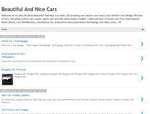 Tablet Screenshot of beautynnicecars.blogspot.com