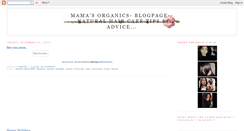 Desktop Screenshot of mamasorganics.blogspot.com