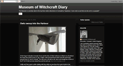 Desktop Screenshot of museumofwitchcraft.blogspot.com