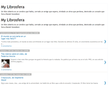 Tablet Screenshot of mylibrosfera.blogspot.com