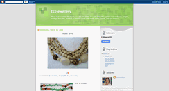 Desktop Screenshot of ecojewelrylucia.blogspot.com