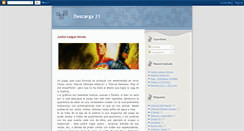 Desktop Screenshot of descarga21.blogspot.com