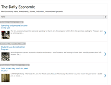 Tablet Screenshot of daily-economic.blogspot.com