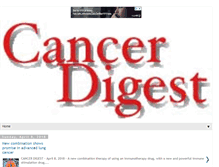 Tablet Screenshot of cancerdigest.blogspot.com