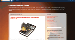 Desktop Screenshot of commercialrealestateindia.blogspot.com