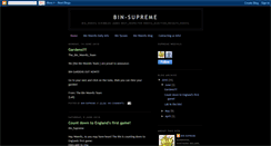 Desktop Screenshot of bin-supreme.blogspot.com