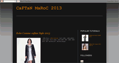 Desktop Screenshot of caftan1.blogspot.com