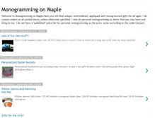 Tablet Screenshot of monogrammingonmaple.blogspot.com
