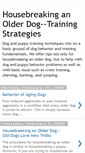 Mobile Screenshot of housebreakinganolderdog.blogspot.com