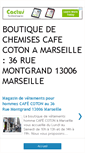 Mobile Screenshot of cafe-coton-marseille-montgrand.blogspot.com