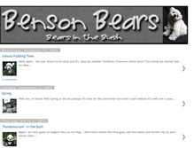 Tablet Screenshot of bensonbears.blogspot.com