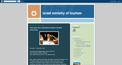 Desktop Screenshot of israelministryoftourism.blogspot.com