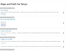 Tablet Screenshot of fightfordevyn.blogspot.com