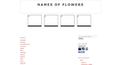 Desktop Screenshot of namesofflowers.blogspot.com