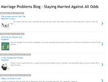 Tablet Screenshot of marriageproblemsblog.blogspot.com