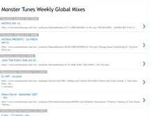 Tablet Screenshot of monstertunes.blogspot.com