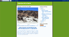 Desktop Screenshot of alarcon-cienciasdelatierra.blogspot.com
