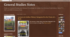 Desktop Screenshot of generalstudiesnotes.blogspot.com