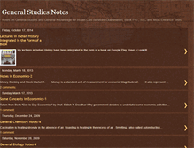 Tablet Screenshot of generalstudiesnotes.blogspot.com