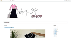 Desktop Screenshot of hendayestyleshop.blogspot.com