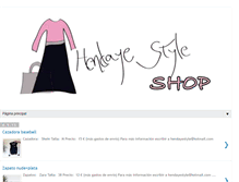 Tablet Screenshot of hendayestyleshop.blogspot.com