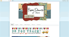 Desktop Screenshot of paperdreamsofmine.blogspot.com
