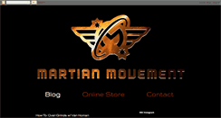 Desktop Screenshot of martianmovementclothing.blogspot.com