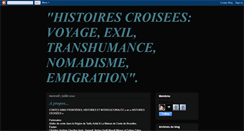 Desktop Screenshot of histoires-croises.blogspot.com