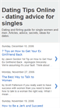 Mobile Screenshot of dating-tips-online.blogspot.com
