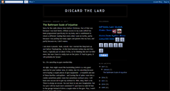 Desktop Screenshot of discardthelard.blogspot.com