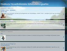 Tablet Screenshot of hvidovrehovedbibliotek-kunst.blogspot.com