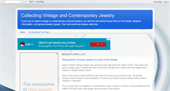 Desktop Screenshot of collectingvintagejewelry.blogspot.com