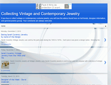 Tablet Screenshot of collectingvintagejewelry.blogspot.com