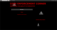 Desktop Screenshot of codeenforcementcorner.blogspot.com