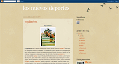 Desktop Screenshot of losnuevosdeportesdecolombia.blogspot.com