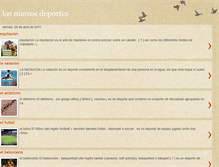 Tablet Screenshot of losnuevosdeportesdecolombia.blogspot.com