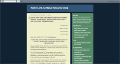 Desktop Screenshot of nativeartmontana.blogspot.com
