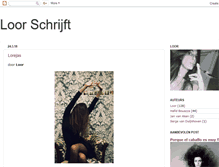 Tablet Screenshot of loorschrijft.blogspot.com